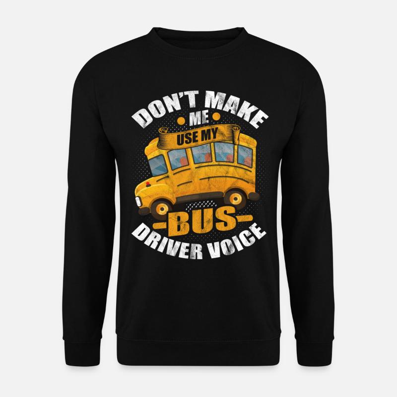 Bus - Unisex Pullover - Schwarz