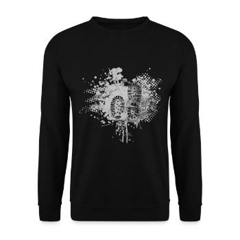 Süße Geschenke für deine Wander und Berge Freunde - Unisex Pullover - Schwarz - Vorne - Alina (178cm) & Michal (187cm)