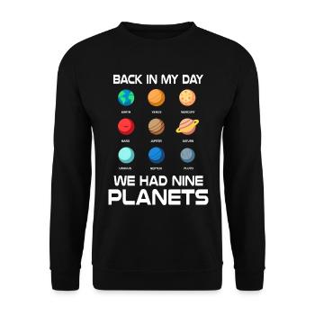 Astronomie - Unisex Pullover - Schwarz - Vorne - Alina (178cm) & Michal (187cm)