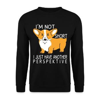 Cadeau de propriétaire de chien pour amoureux des chiens - Sweat-shirt Unisexe - noir - Devant - Alina (178cm) & Michal (187cm)