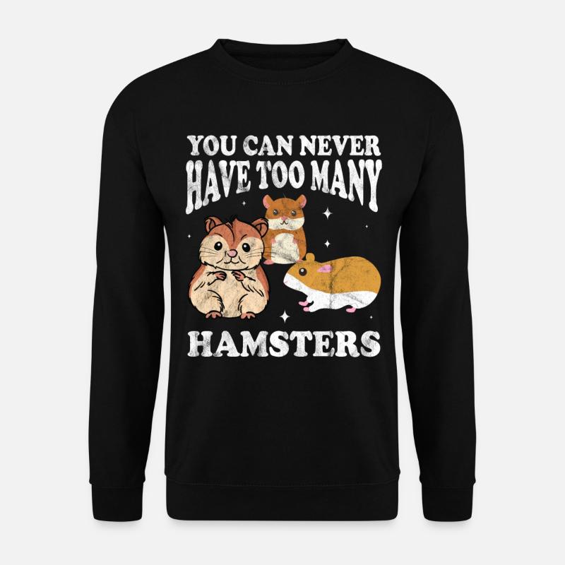 Hamster - Unisex Pullover - Schwarz