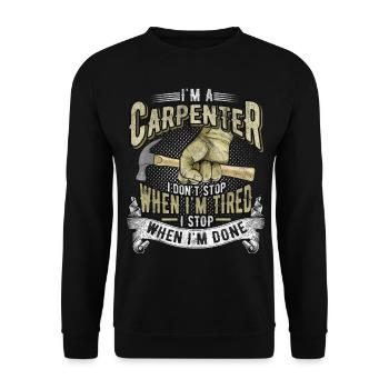 Zimmermann - Unisex Pullover - Schwarz - Vorne - Alina (178cm) & Michal (187cm)