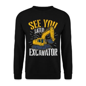 Pelleteuses - Sweat-shirt Unisexe - noir - Devant - Alina (178cm) & Michal (187cm)