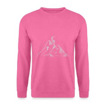 Berg Reisen Geburtstagsgeschenk für Wanderer - Unisex Pullover - Pink - Vorne