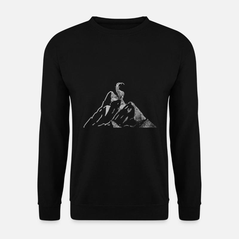 Berg Reisen Geburtstagsgeschenk für Wanderer - Unisex Pullover - Schwarz