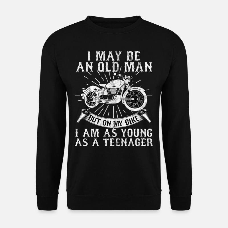 motorcycle - Unisex Sweatshirt - black