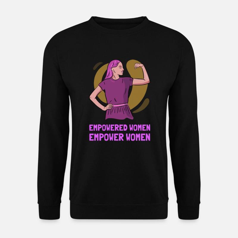 Feminismus Feministin Feminist Geschenk - Unisex Pullover - Schwarz