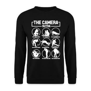 Photographe - Sweat-shirt Unisexe - noir - Devant - Alina (178cm) & Michal (187cm)