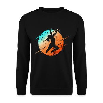 ESCALADE Sports extrêmes Escalade - Sweat-shirt Unisexe - noir - Devant - Alina (178cm) & Michal (187cm)