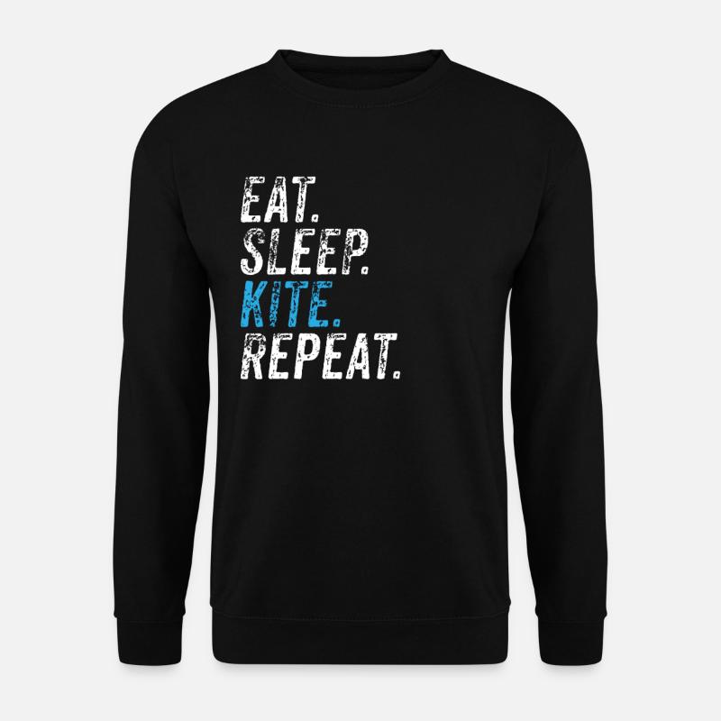 Manger le kitesurf - Kitesurf - Sweat-shirt Unisexe - noir
