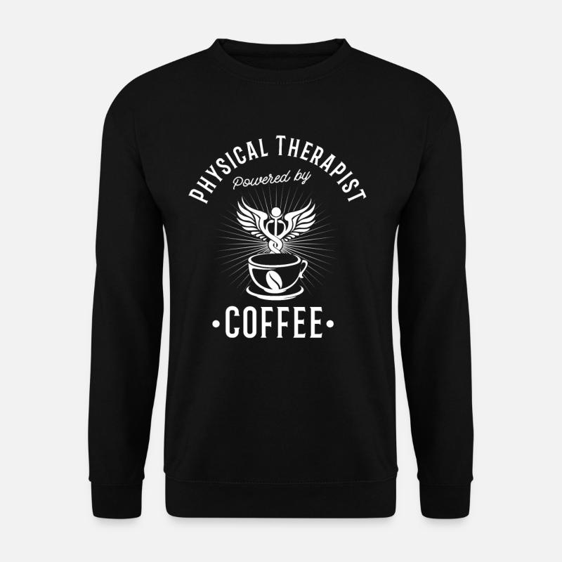 Massage Physio Physiotherapie Geschenk - Unisex Pullover - Schwarz