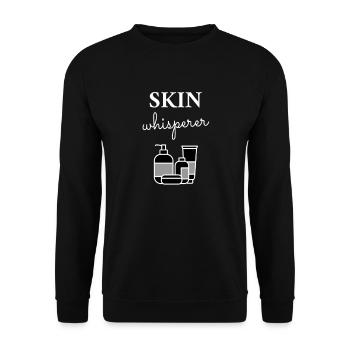 Kosmetik Kosmetikerin Schminke Schönheit Geschenk - Unisex Pullover - Schwarz - Vorne - Alina (178cm) & Michal (187cm)