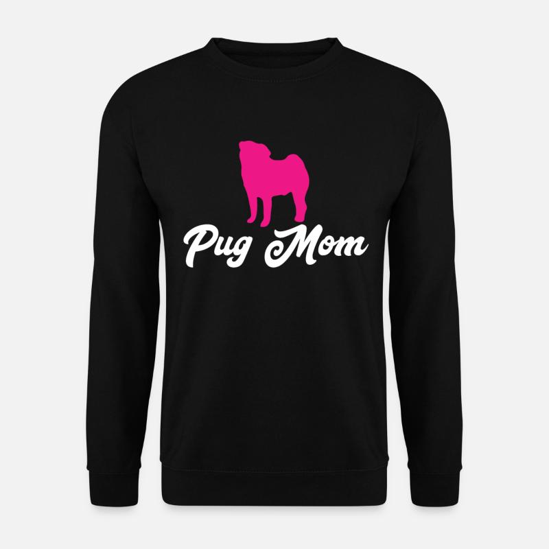 Pug mom - Unisex Sweatshirt - black