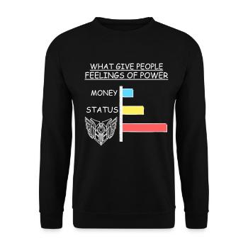 Lol League be a legend lvl7 Level up - Unisex Pullover - Schwarz - Vorne - Alina (178cm) & Michal (187cm)