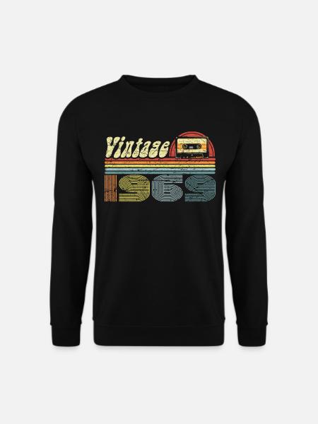 Vintage 1969 Kassette Mixtape - 52. Geburtstag - Unisex Pullover - Schwarz