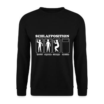 Sanitäter - Unisex Pullover - Schwarz - Vorne - Alina (178cm) & Michal (187cm)