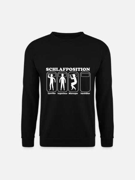 Sanitäter - Unisex Pullover - Schwarz