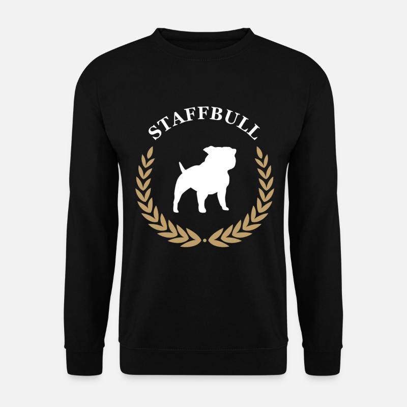 Süßer Staffordshire Bullterrier Hundezucht - Unisex Pullover - Schwarz