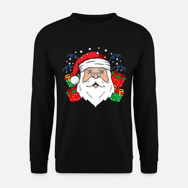 Santa Weihnachtsmann - Unisex Pullover - Schwarz