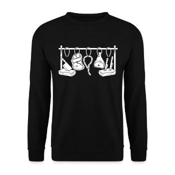 Metzger - Unisex Pullover - Schwarz - Vorne - Alina (178cm) & Michal (187cm)