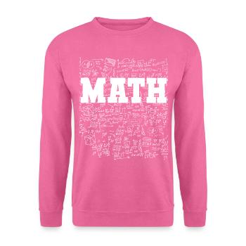 Énonciations drôles de mathématiques - Sweat-shirt Unisexe - rose - Devant