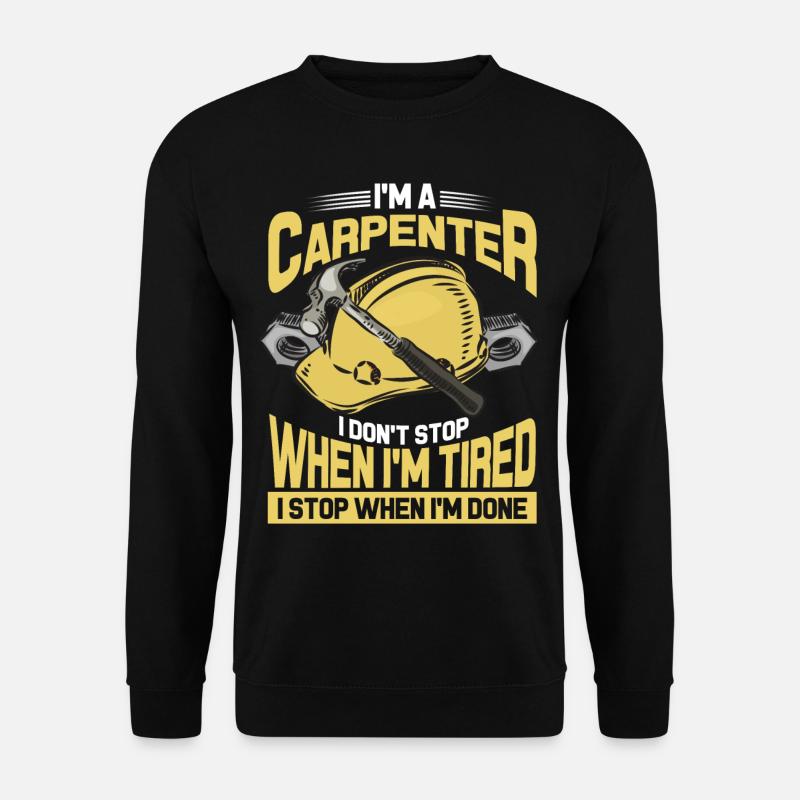 Tømrer tømrer tømrer - Unisex sweater - sort