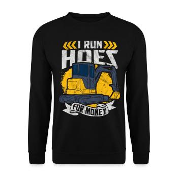 Bagger - Unisex Pullover - Schwarz - Vorne - Alina (178cm) & Michal (187cm)