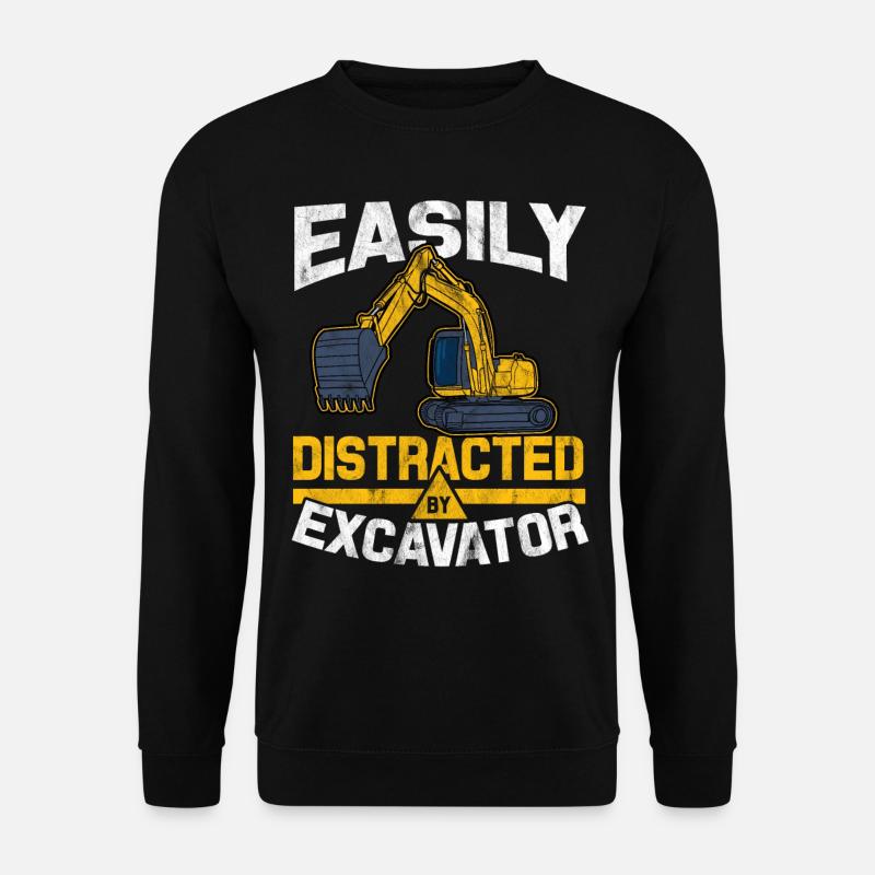 excavator - Unisex Sweatshirt - black
