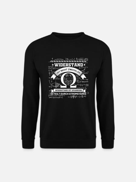 Elektriker Strom Elektrik Elektroniker Beruf - Unisex Pullover - Schwarz