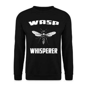 Wasp Whisperer - Unisex Sweatshirt - black - Front - Alina (178cm) & Michal (187cm)