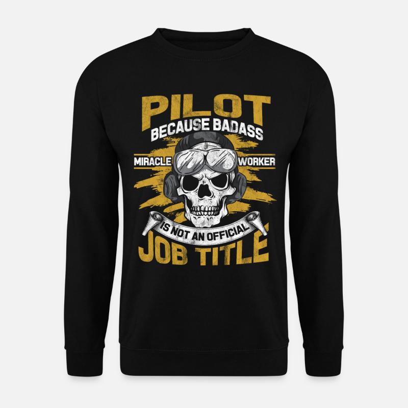 pilot - Unisex Sweatshirt - black