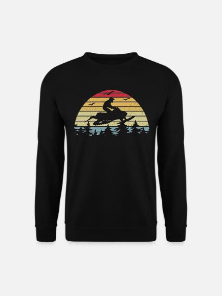 Snowmobile Snowmobile Retro Skidoo - Unisex Sweatshirt - black