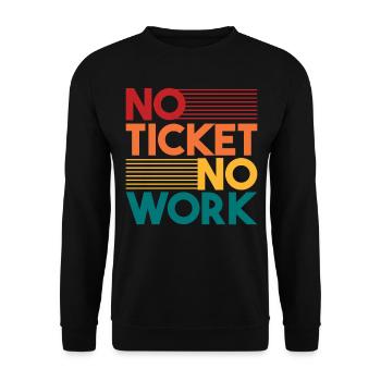 Systemadministrator Support Technischer Support - Unisex Pullover - Schwarz - Vorne - Alina (178cm) & Michal (187cm)