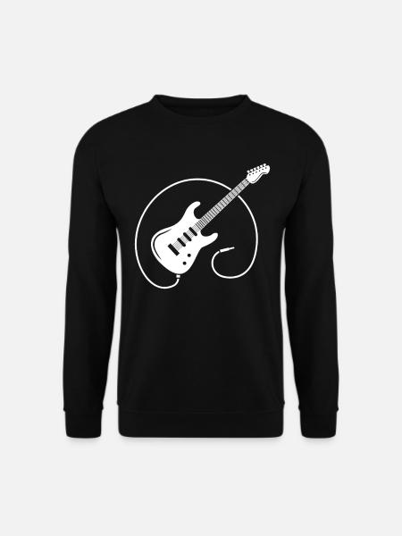 Guitar player guitar electric guitar - Unisex Sweatshirt - black