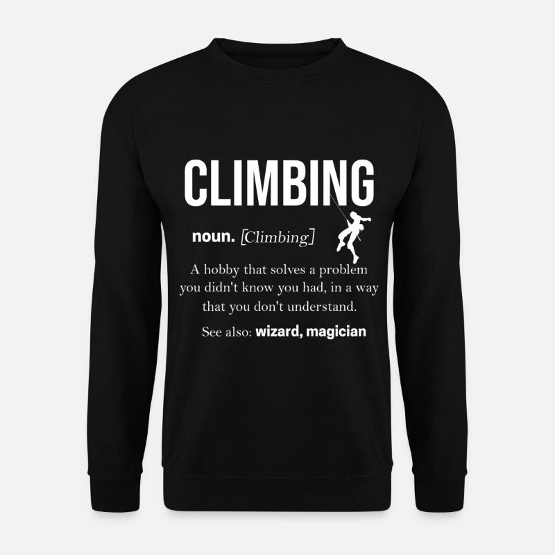 Climb - Unisex Sweatshirt - black