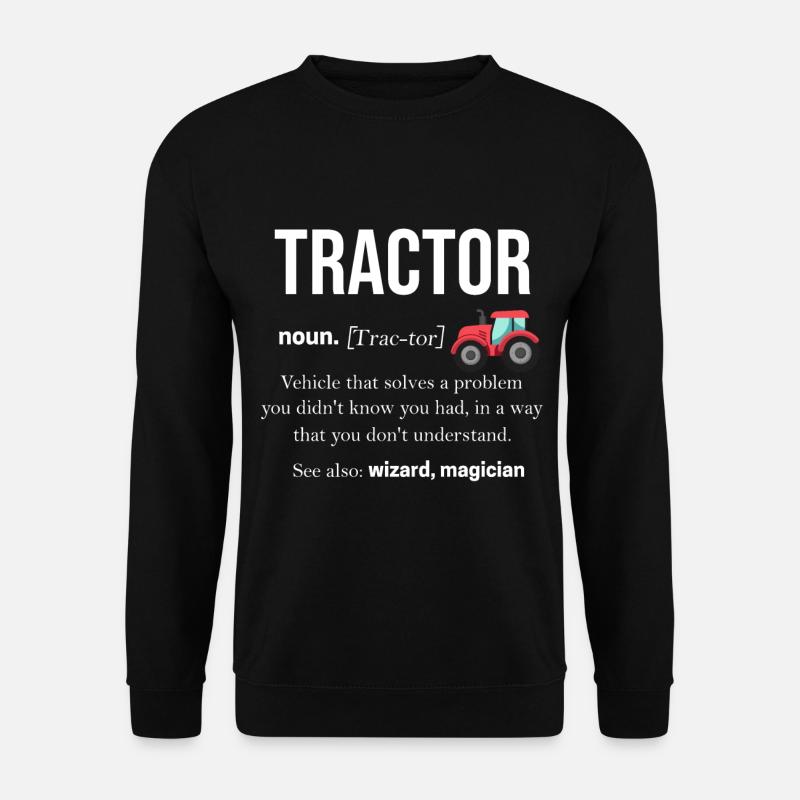 tractor - Unisex Sweatshirt - black