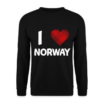 Norvège - Sweat-shirt Unisexe - noir - Devant - Alina (178cm) & Michal (187cm)