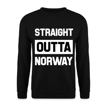 Norvège - Sweat-shirt Unisexe - noir - Devant - Alina (178cm) & Michal (187cm)