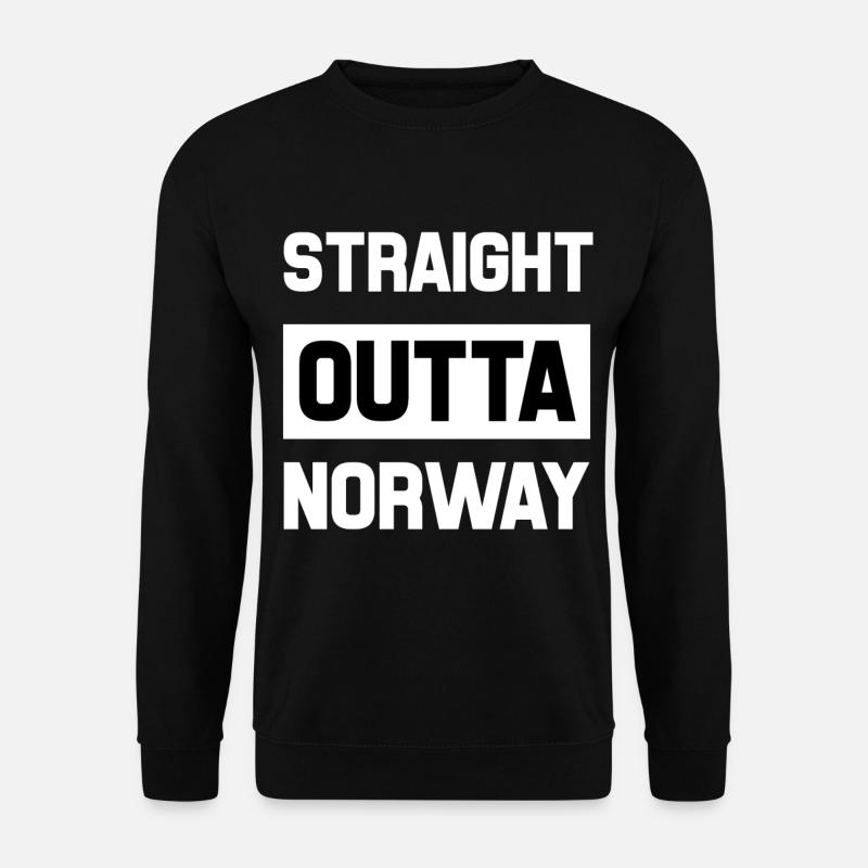 Norwegen - Unisex Pullover - Schwarz