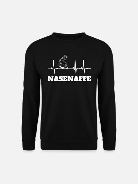 Nasenaffe - Unisex Pullover - Schwarz