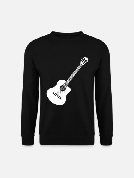Gitarre - Unisex Pullover - Schwarz
