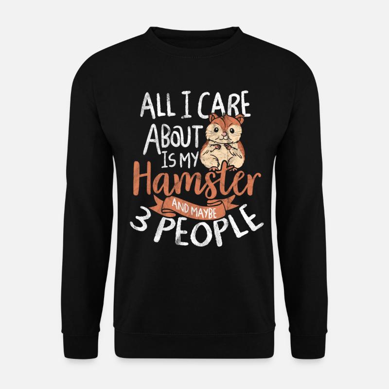 hamster - Unisex Sweatshirt - black