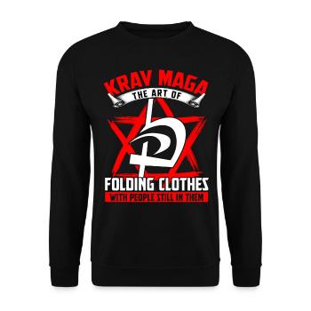 Arts martiaux Krav Maga - Sweat-shirt Unisexe - noir - Devant - Alina (178cm) & Michal (187cm)