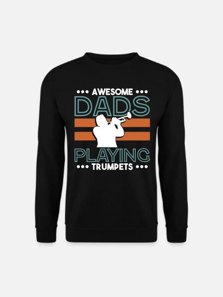 Trompetenspieler Musikinstrument Trompete Geschenk - Unisex Pullover - Schwarz