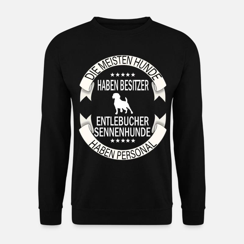 Schweizer Sennenhund Hunde Entlebucher Sennenhunde - Unisex Pullover - Schwarz