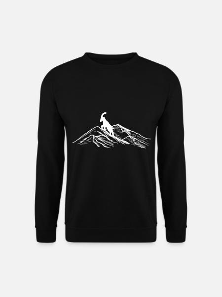 Weihnachtsgeschenkidee für Kletterer Wanderer Berg - Unisex Pullover - Schwarz