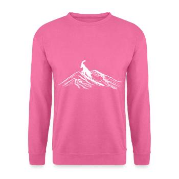 Weihnachtsgeschenkidee für Kletterer Wanderer Berg - Unisex Pullover - Pink - Vorne