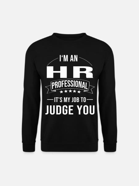 Service du personnel des ressources humaines Responsable RH - Sweat-shirt Unisexe - noir