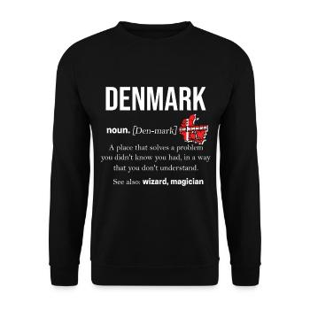 Danemark Copenhague Scandinavie Danish Europe - Sweat-shirt Unisexe - noir - Devant - Alina (178cm) & Michal (187cm)