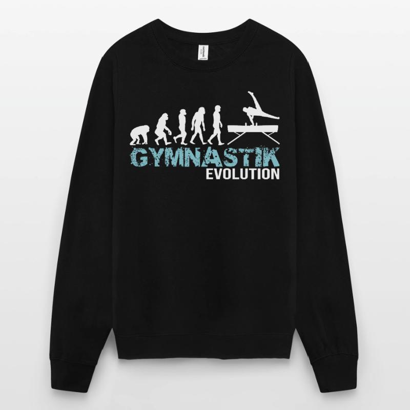 Parallel bars gymnastics evolution Unisex Sweatshirt
